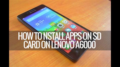 lonovo smart tab save apps on sd card|move apps to sd card Lenovo.